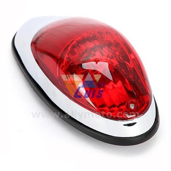 6 12V Tail Brake Light Cruiser Rear Lamp Universal Auxiliary Harley Davidson Honda Yamah Kawasaki